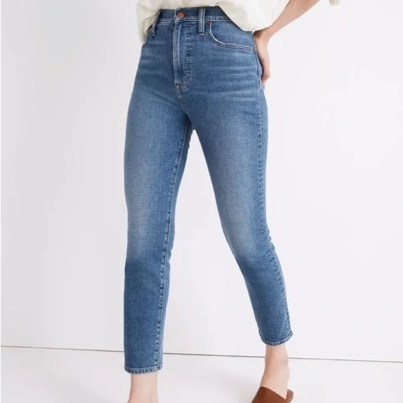 Madewell The Perfect Vintage Crop Denim Jean - Picture 1 of 9